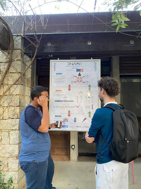Poster session at the MoleculArXiv Autumn School in Cargèse