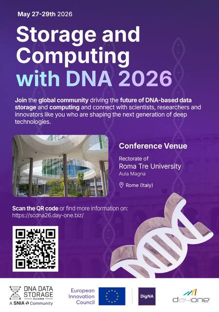 SCDNA26 conference flyer
